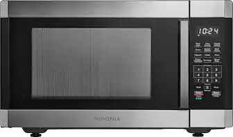 Insignia™ - 1.6 Cu. Ft. Countertop Microwave with Sensor Cooking and Inverter Technology - Stainless Steel