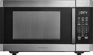 10:24
Time Cook
Time Defrost
Weight Defrost
Power Reheat
Sensor Melt/Soft
Popcorn Potato
Frozen Vegetable
Pizza Beverage
Dinner Plate
EXPRESS
1 2 3
4 5 6
7 8 9
0
Clock
Timer
Memory
Stop
Cancel
Power Saving
Start
+30 Sec.
INSIGNIA