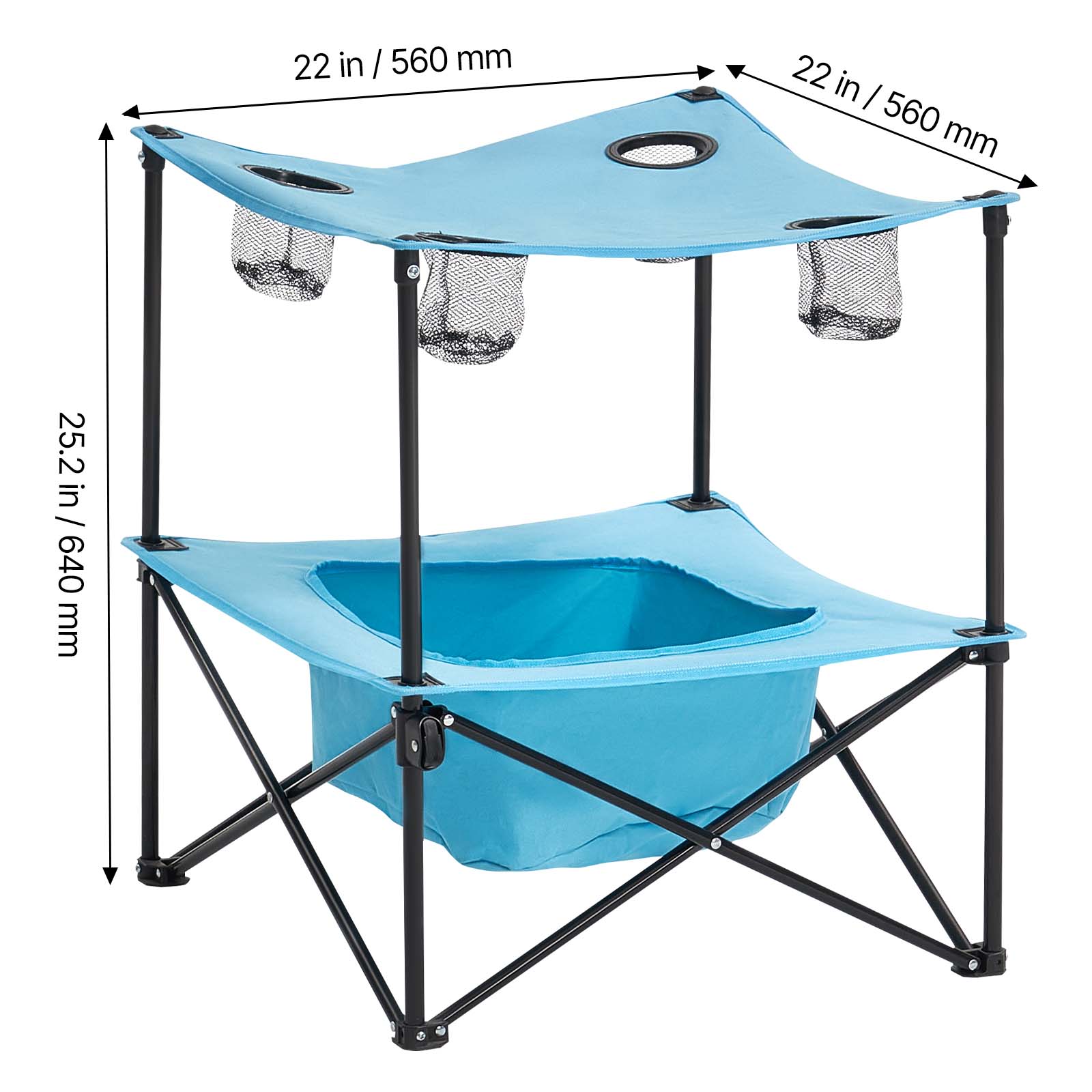 22 in / 560 mm  
25.2 in / 640 mm