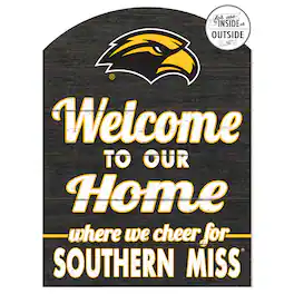 Jardine - Southern Miss Golden Eagles 16'' x 22'' Marquee Sign - Black