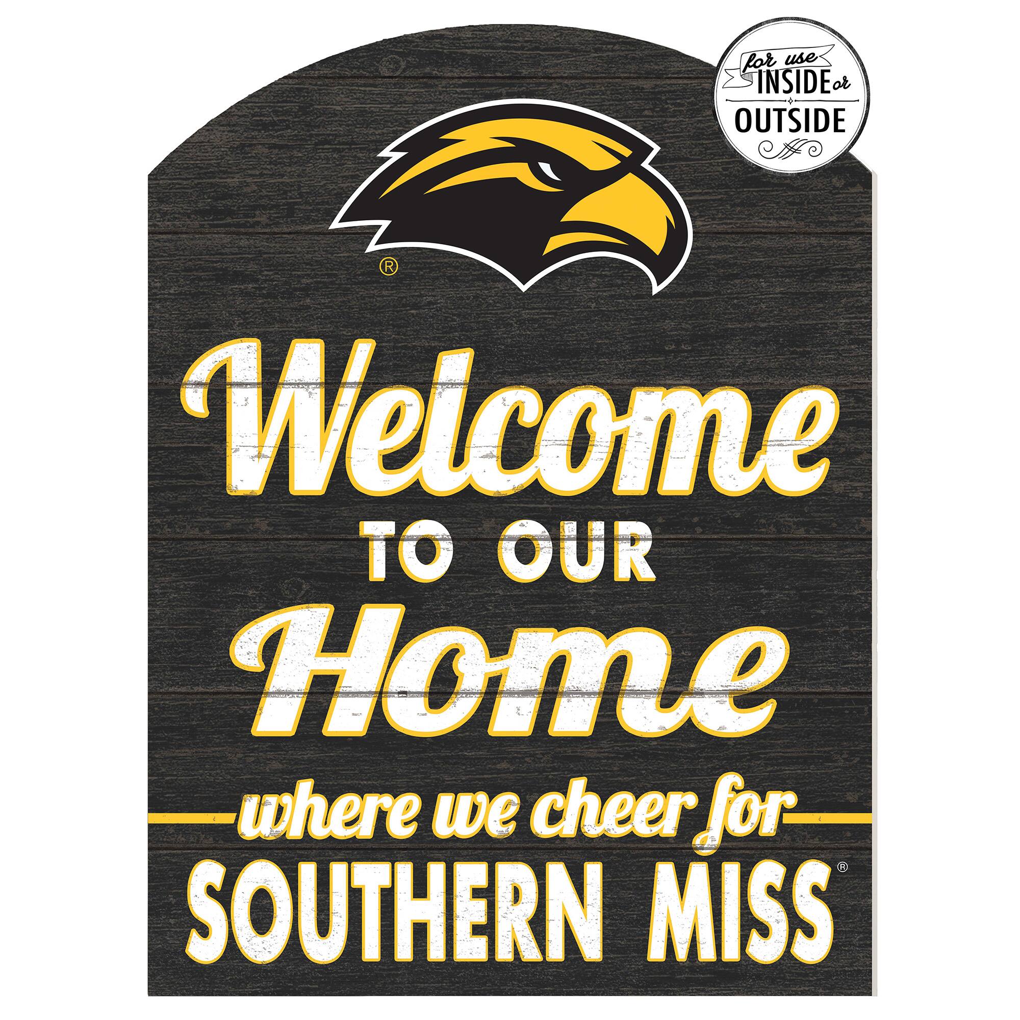 Southern Miss Golden Eagles 16'' x 22'' Marquee Sign