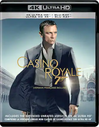 Front. Casino Royale - 4K Blu-Ray.