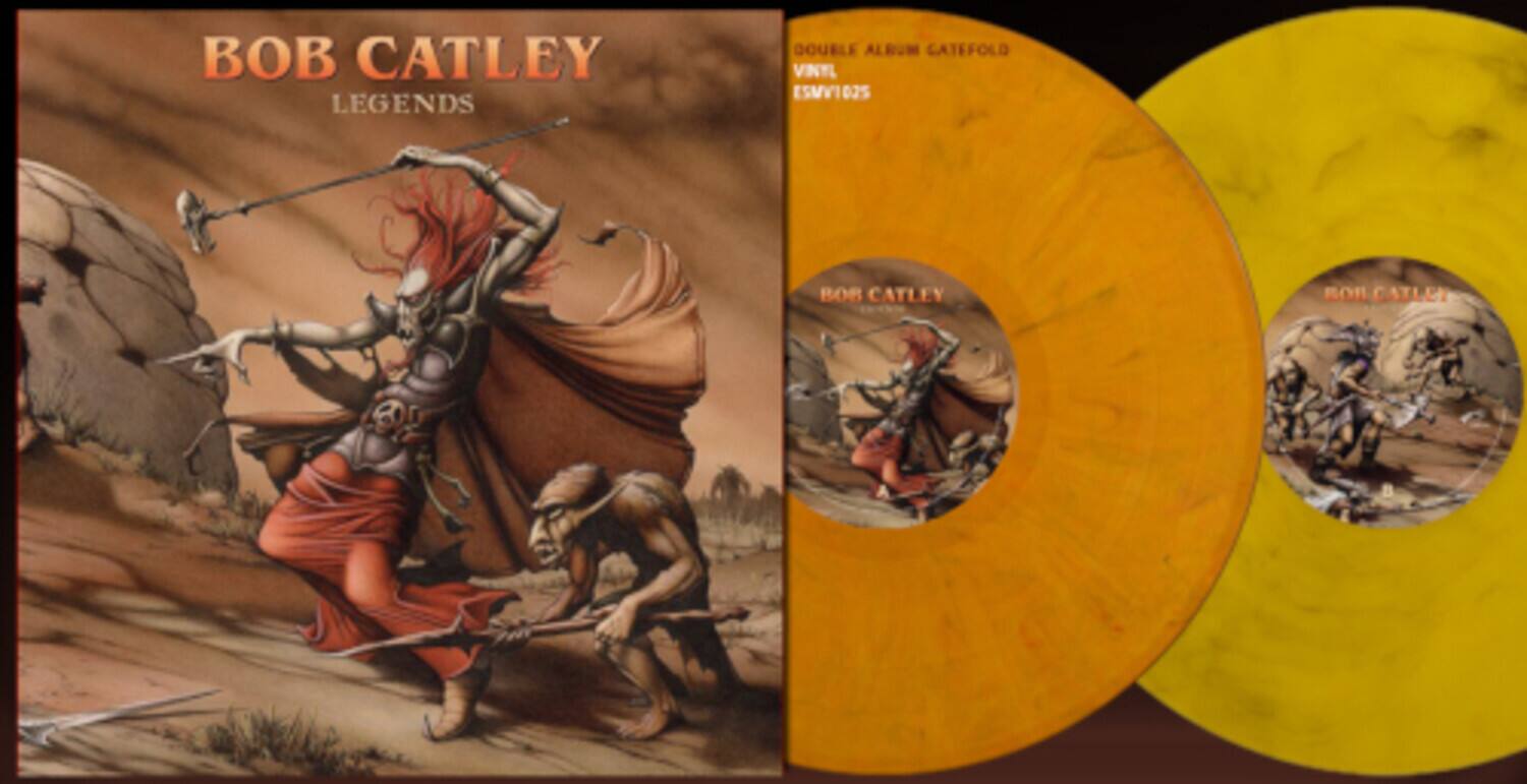 BOB CATLEY  
LEGENDS  

DOUBLE ALBUM CATEFOLD  
VINTL ESMV1025  

BOB CATLEY