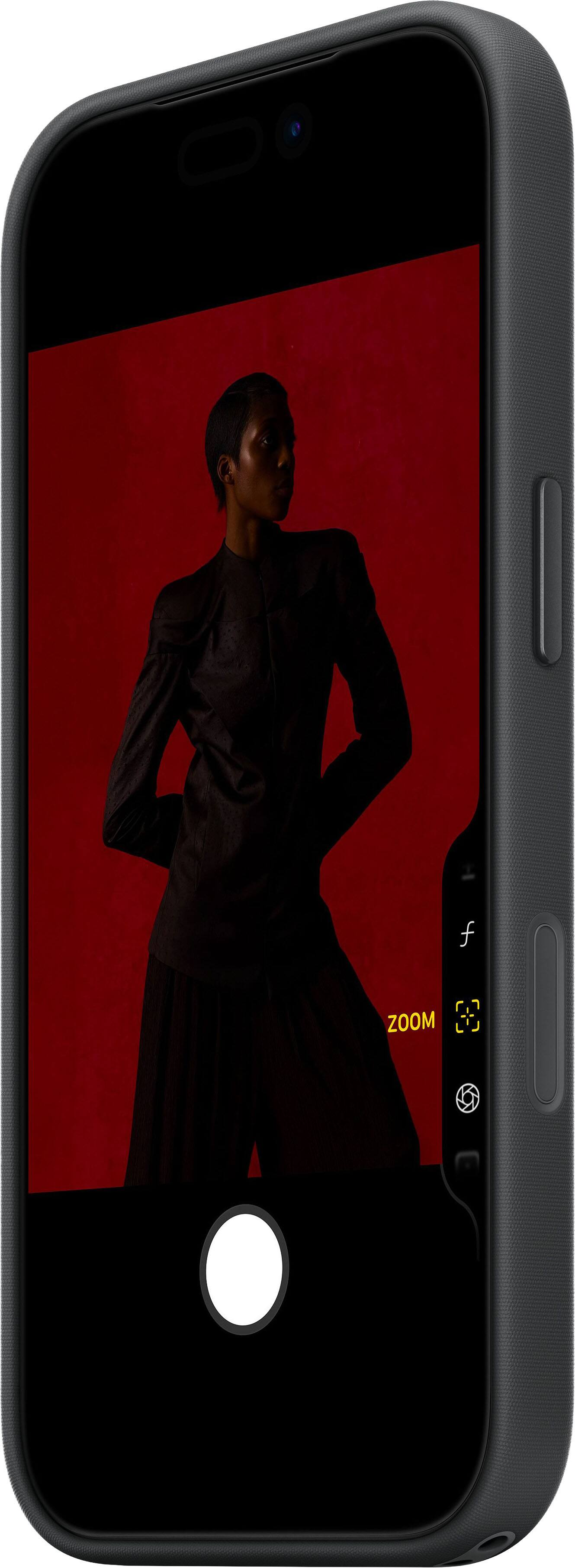 Alt View 3. Apple - iPhone 17 Pro TechWoven Case with MagSafe - Black.