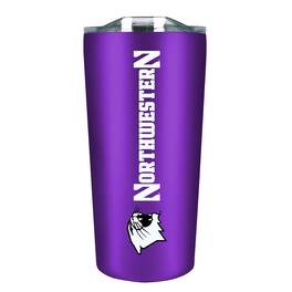 The Fanatic Group - Northwestern Wildcats 18oz. Stainless Steel Soft Touch Tumbler - Multicolor