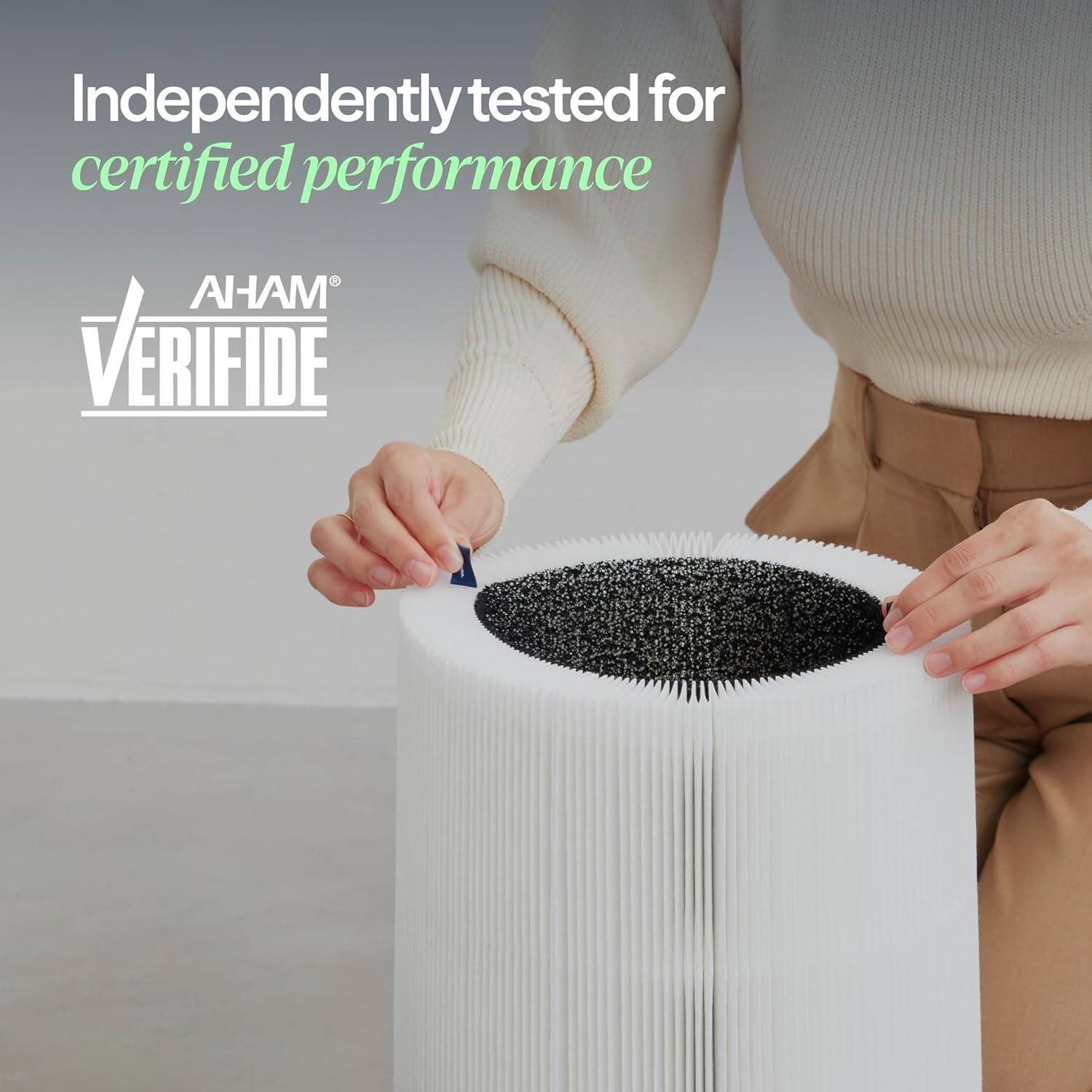 Independently tested for certified performance  
AHAM VERIFIDE