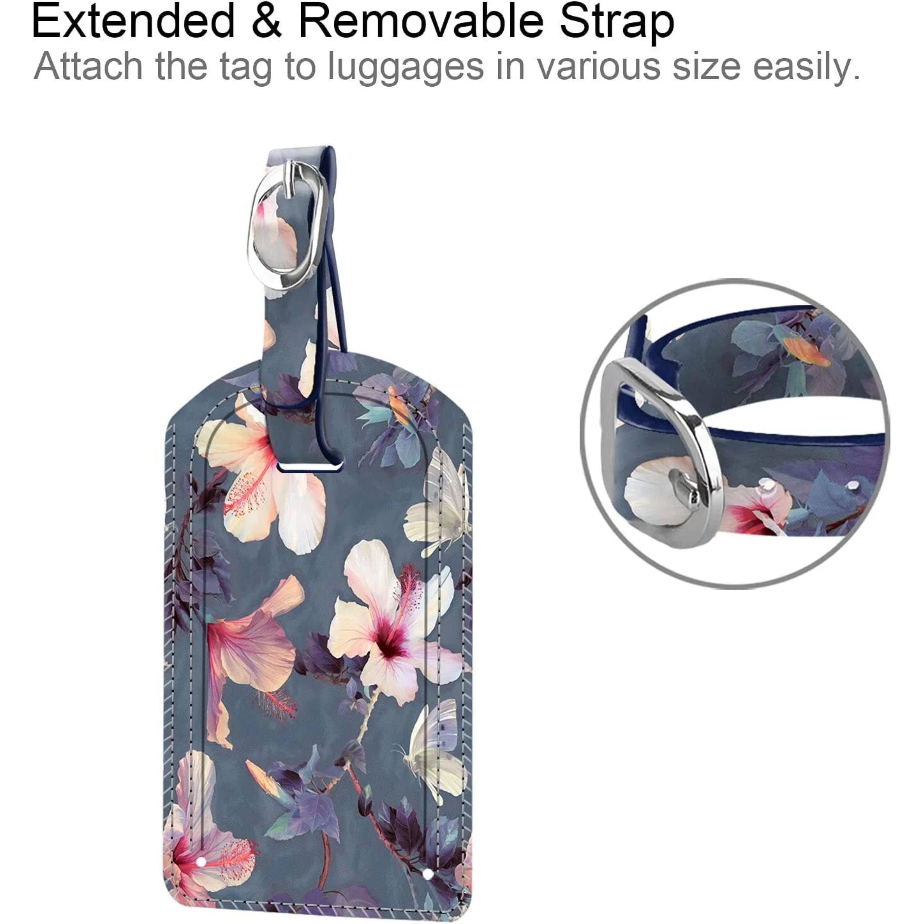 Extended & Removable Strap  
Attach the tag to luggage in various sizes easily.