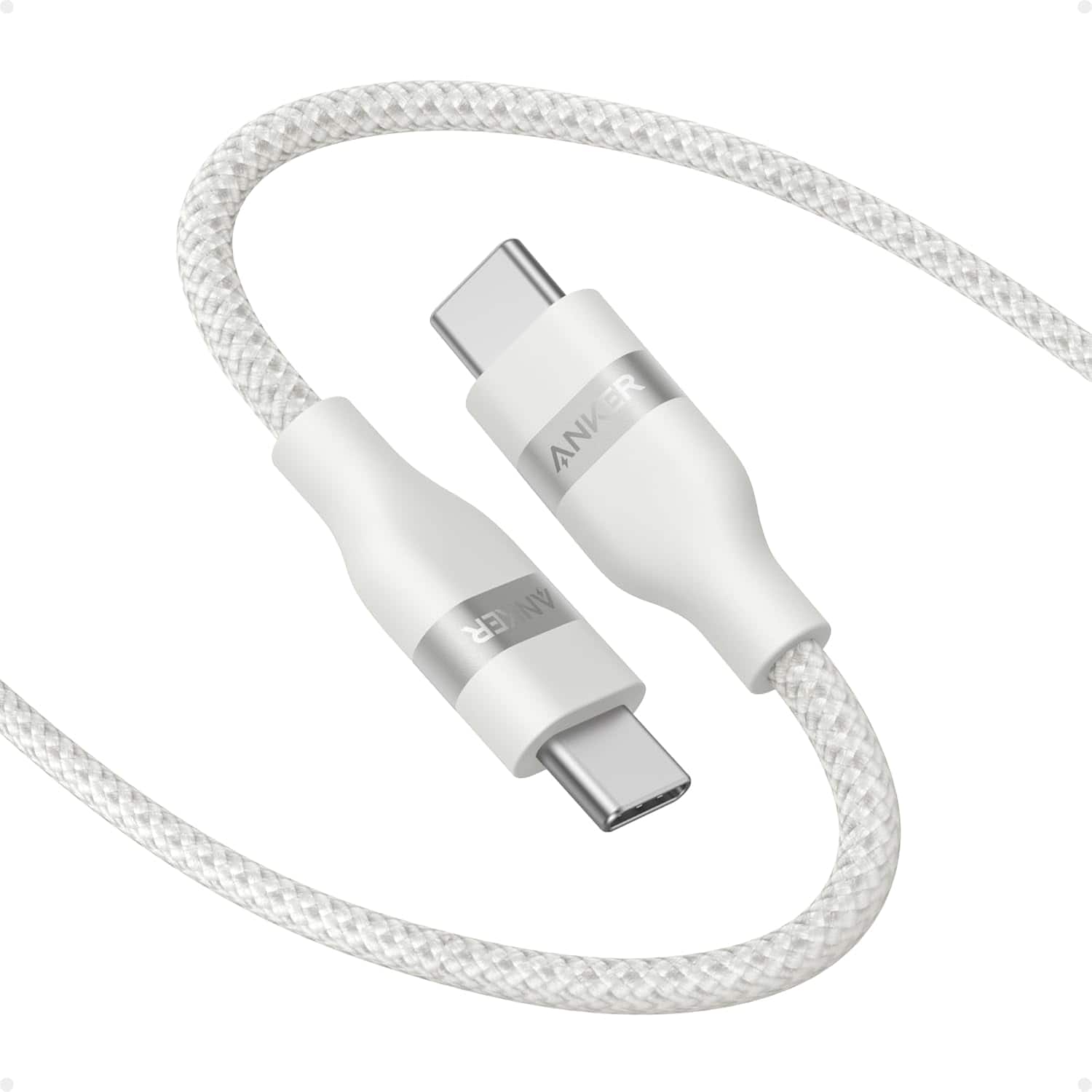 Anker - Nano USB C Cable Softline - White