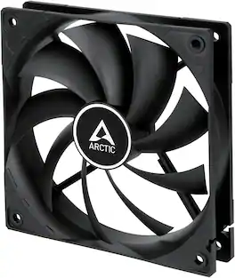 Arctic - ACFAN00201A F12-120 mm Standard Case Fan, Quiet Motor, Computer, Fan Speed: 1350 RPM - Black
