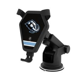 Keyscaper - Utah Mammoth Linen Stripe Wireless Car Charger - Black
