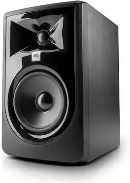 JBL - 305PMkII Professional 5-Inch 2-Way Powered, Active Monitor Speaker - Black