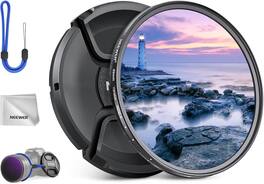 Neewer - 52mm VND ND2-32, 1-5 Stops + Lens Cap & Cloth