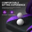 COMFORTABLE SITTING EXPERIENCE: Using high-quality memory foam, sitting on it is as soft and comfortable as sitting on the cloud. Good resilience. Not easily deformed.