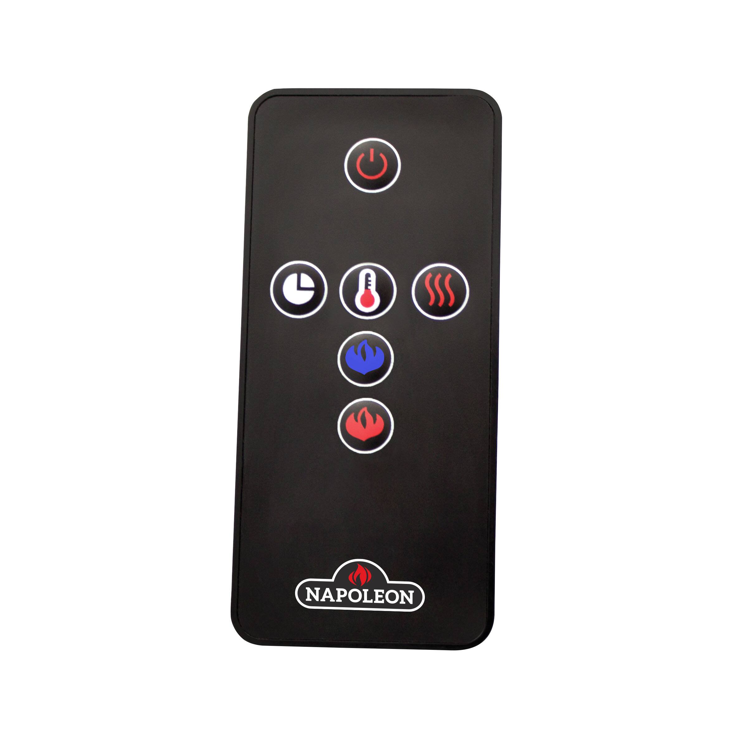 Alt View 15. Napoleon - Purview 60-Inch Wall-Hanging Electric Fireplace - Black.