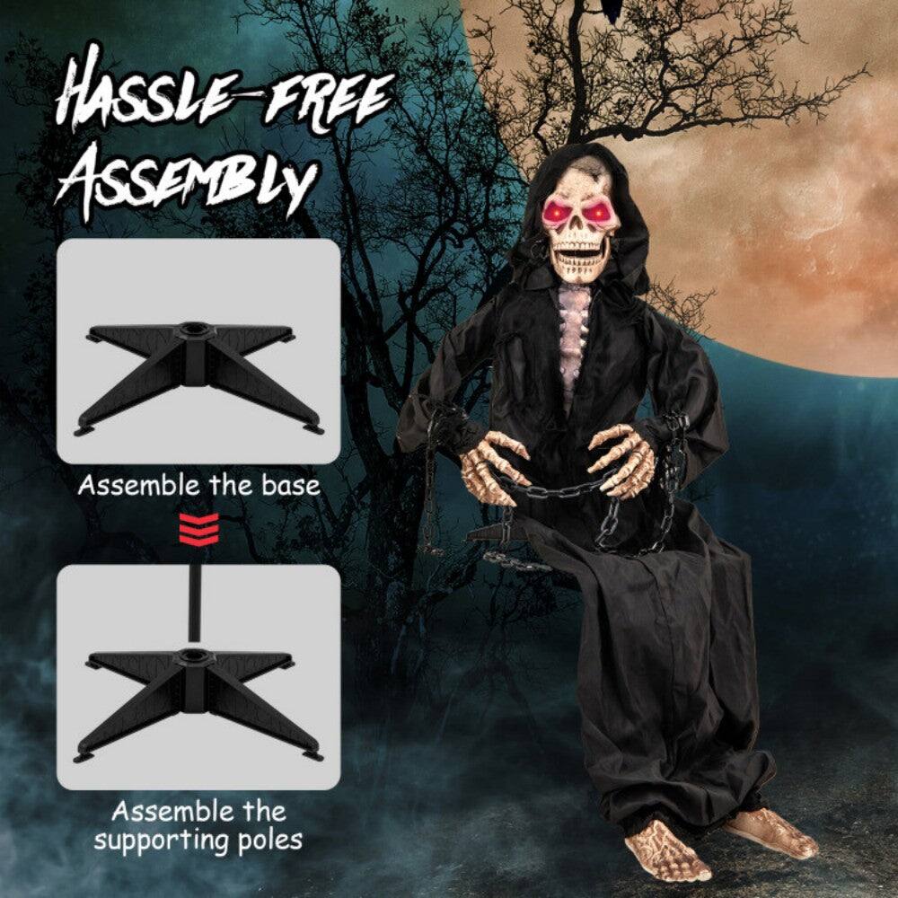 HASSLE-FREE ASSEMBLY

Assemble the base

Assemble the supporting poles
