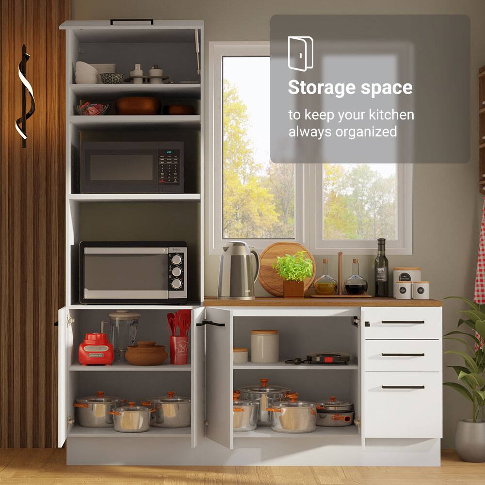 Storage space  
to keep your kitchen always organized