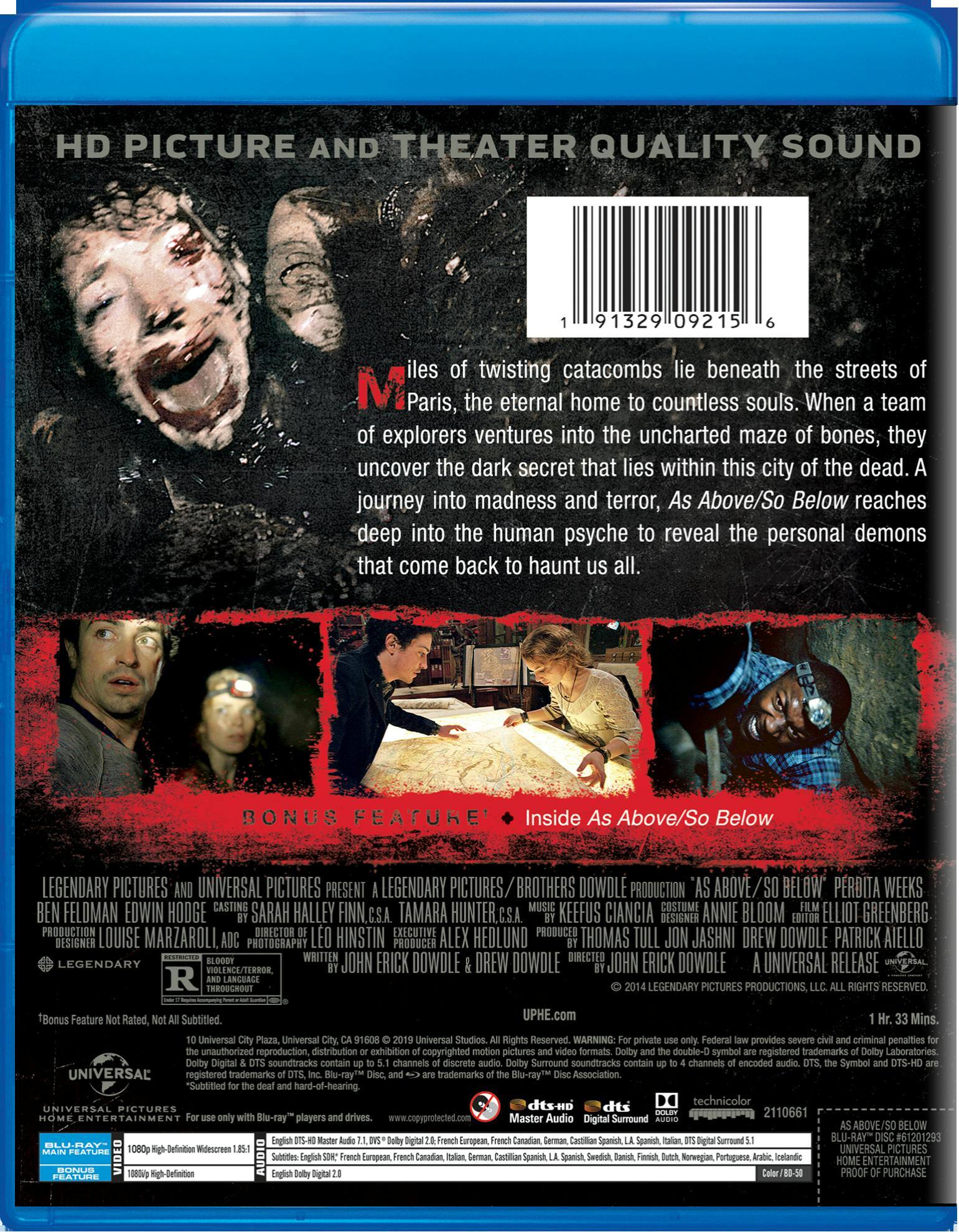 Angle. As Above, So Below [Blu-ray].