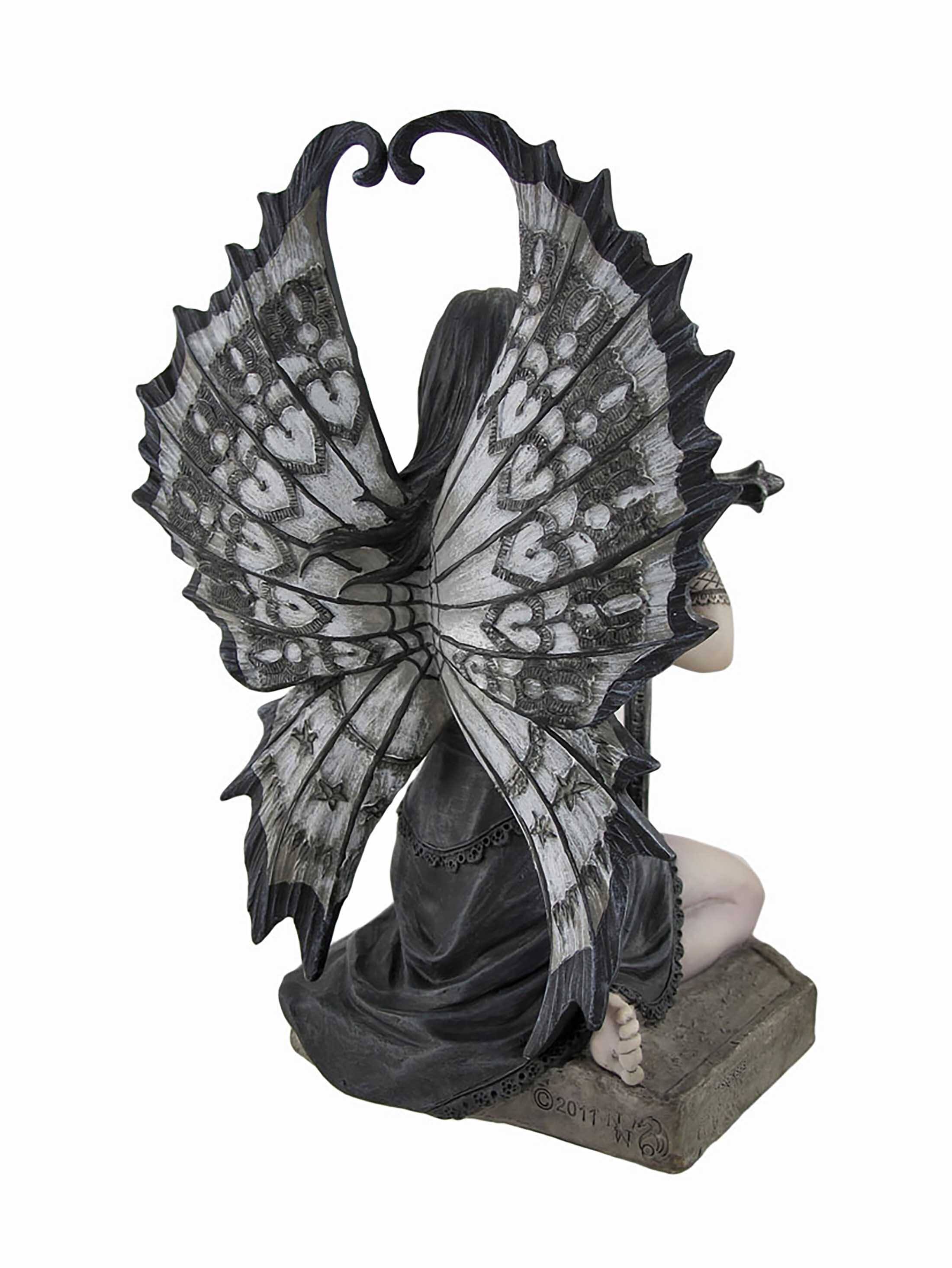 Alt View 3. Veronese Design - Anne Stokes Lost Love Mourning Gothic Fairy - Black.