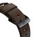 Alt View 1. Nomad - Modern Leather Watch Strap for Apple Watch 44mm/45mm/49mm - Brown with black lugs.