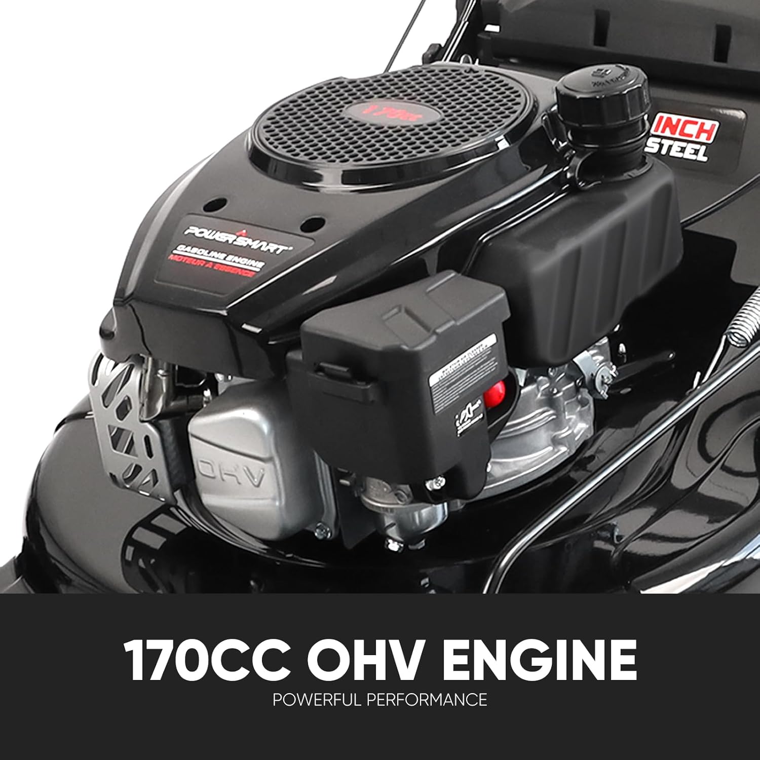 120m INCH STEEL TAAMEABWOA POWR BAROLING ART MOTEUR ENGINE CRV 170CC OHV ENGINE POWERFUL PERFORMANCE