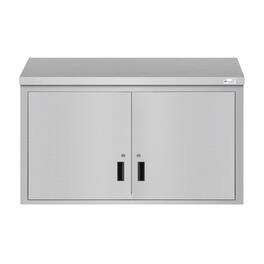 Koolmore - 48 in. Kitchen Wall Cabinet with Hinged Doors and 2 shelves in Stainless-Steel (KM-WMC-1548-S) - Stainless Steel