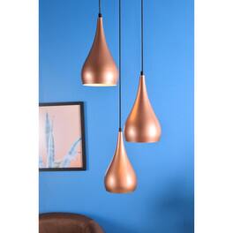 Living District - Nora 3 Light Pendant - Honey Gold