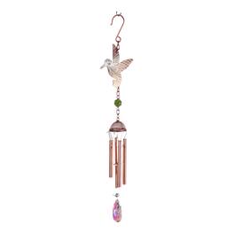 FC Design - 17" Long Hummingbird Wind Chime Outdoor Patio or Garden Hanging Decoration - Multi-Color