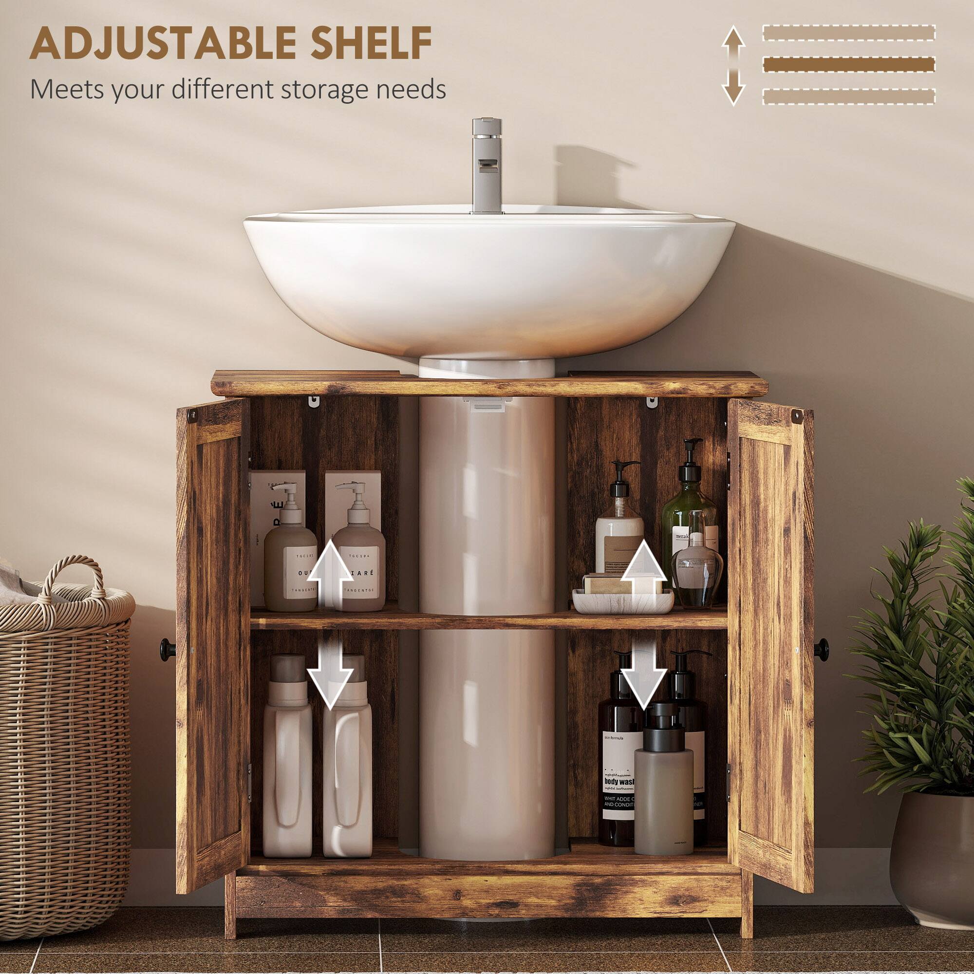 ADJUSTABLE SHELF  
Meets your different storage needs