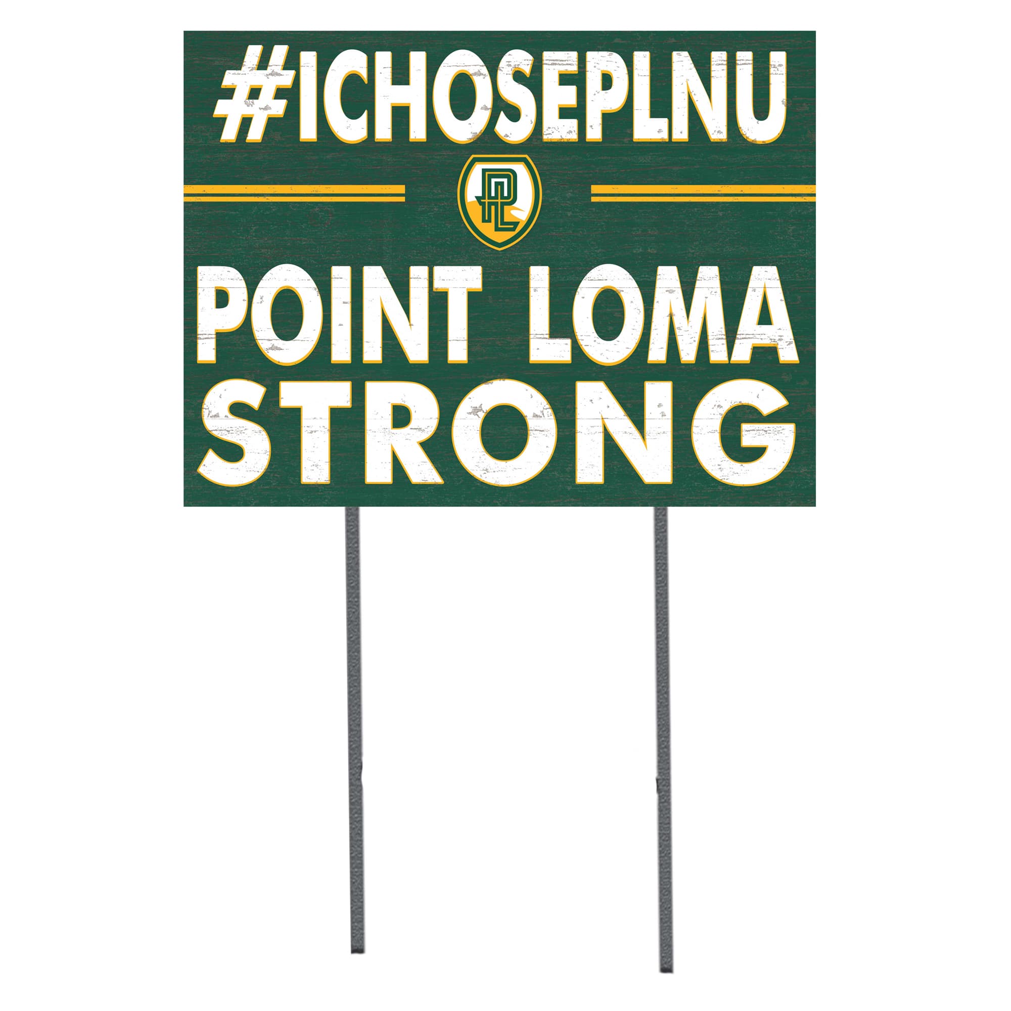 Jardine - Point Loma Sea Lions 18'' x 24'' I Chose Lawn Sign - Orange