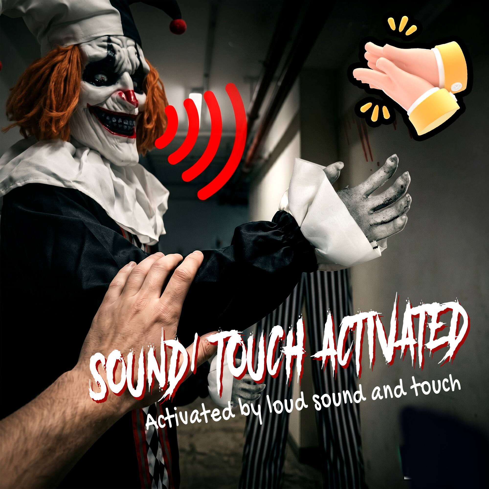 SOUND TOUCH ACTIVATED  
Activated by loud sound and touch