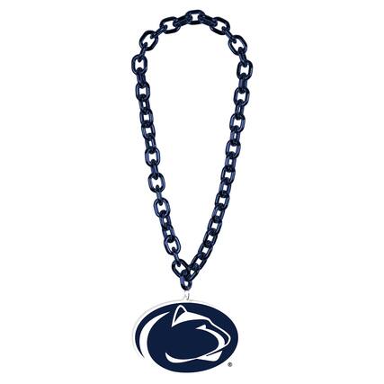 Front. WinCraft - Penn State Nittany Lions Big Chain Logo Necklace - Multicolor.
