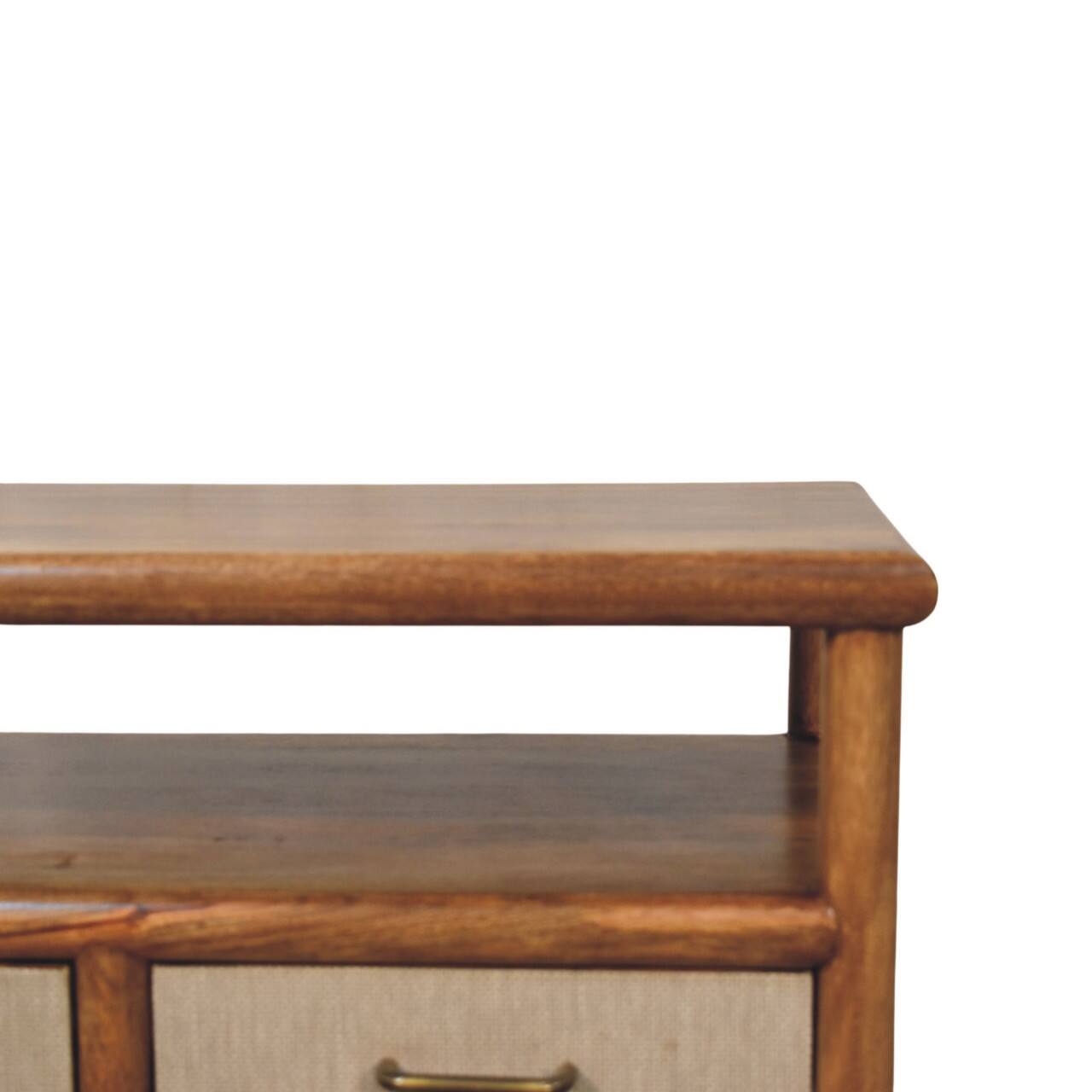 Alt View 1. Artisan Furniture - Solara Rattan Coffee Table - Light Brown.