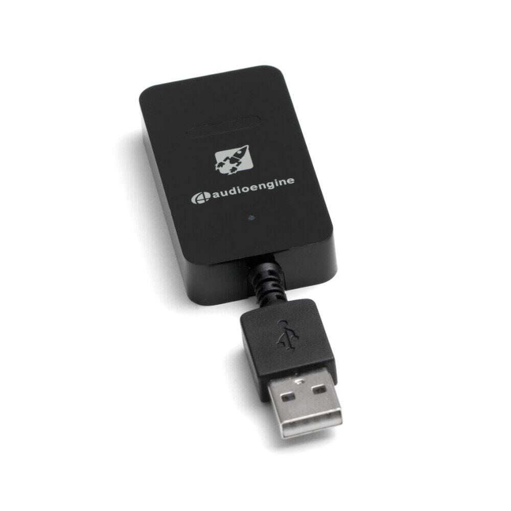 Audioengine - W3 Wireless Audio Adapter Transmitter and Receiver - Black