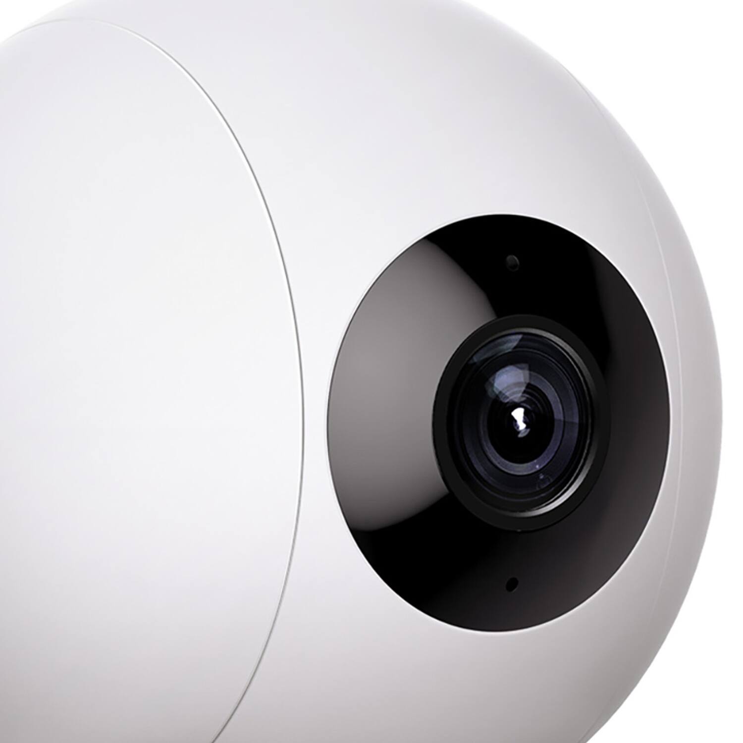 Angle. AOSU - 2K QHD Wi-Fi Indoor Smart Security Camera and Monitor, 360° PTZ, Smart Motion Tracking - White.