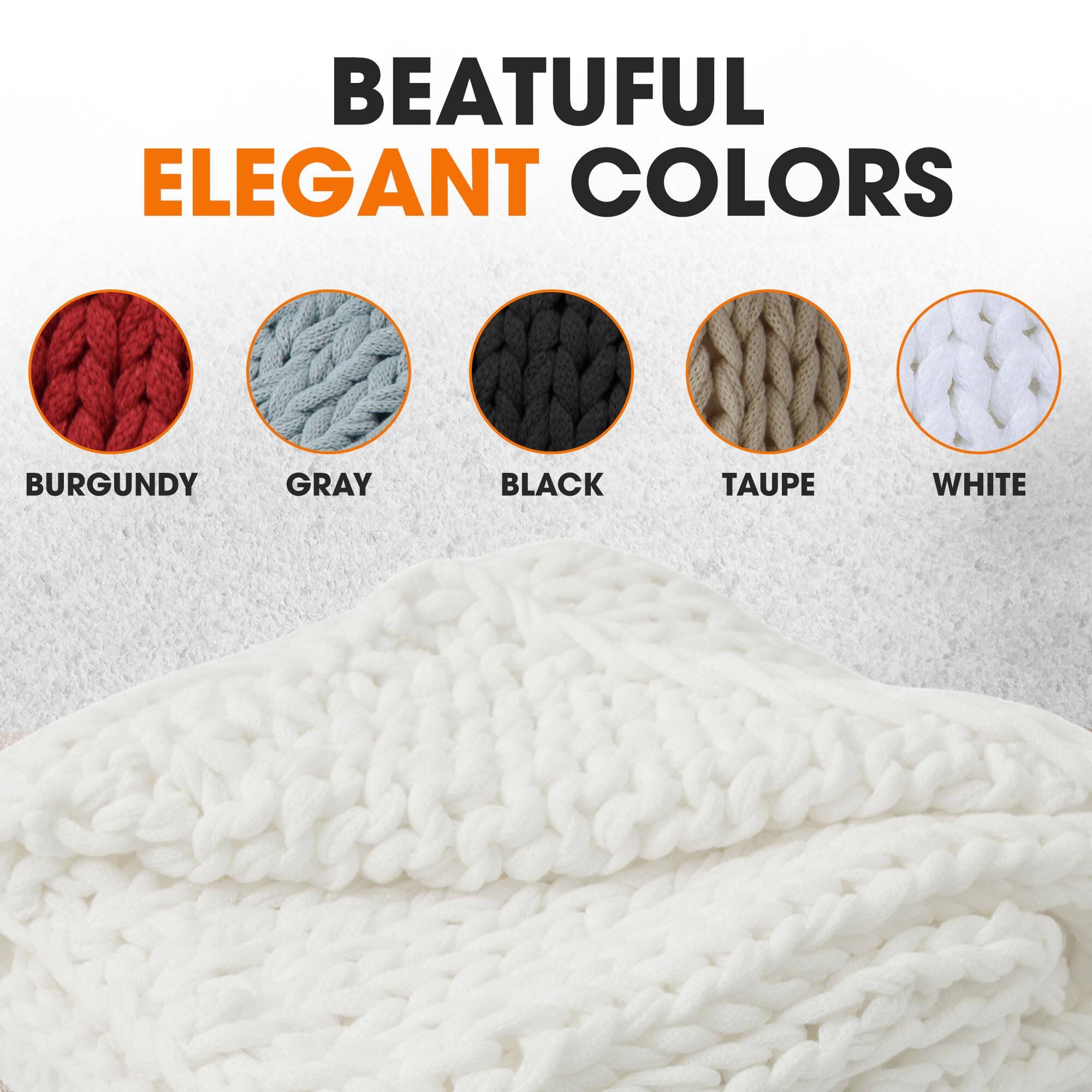 BEAUTIFUL ELEGANT COLORS

BURGUNDY
GRAY
BLACK
TAUPE
WHITE