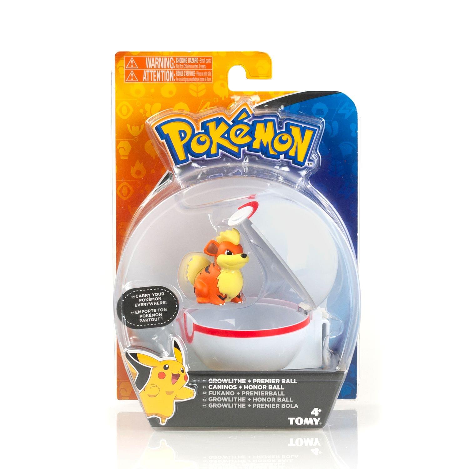 WARNING: CHOKING HAZARD - Small parts. Not for children under 3 years.  
ATTENTION: RISQUE D'ASPIRATION - Petits morceaux. Ne convient pas aux enfants de moins de 3 ans.  

CARRY YOUR POKEMON EVERYWHERE!  
EMPORTE TON POKEMON PARTOUT!  

GROWLITHE + PREMIER BALL  
CANINOS + PREMIER BALL  
FUKANO + PREMIER BALL  
GROWLITHE + HONOR BALL  
CANINOS + HONOR BALL  
GROWLITHE + HONOR BALL  
PREMIER BOLA  
PREMIER BALL  
HONOR BALL  
PREMIER BOLA  

4+  
TOMY