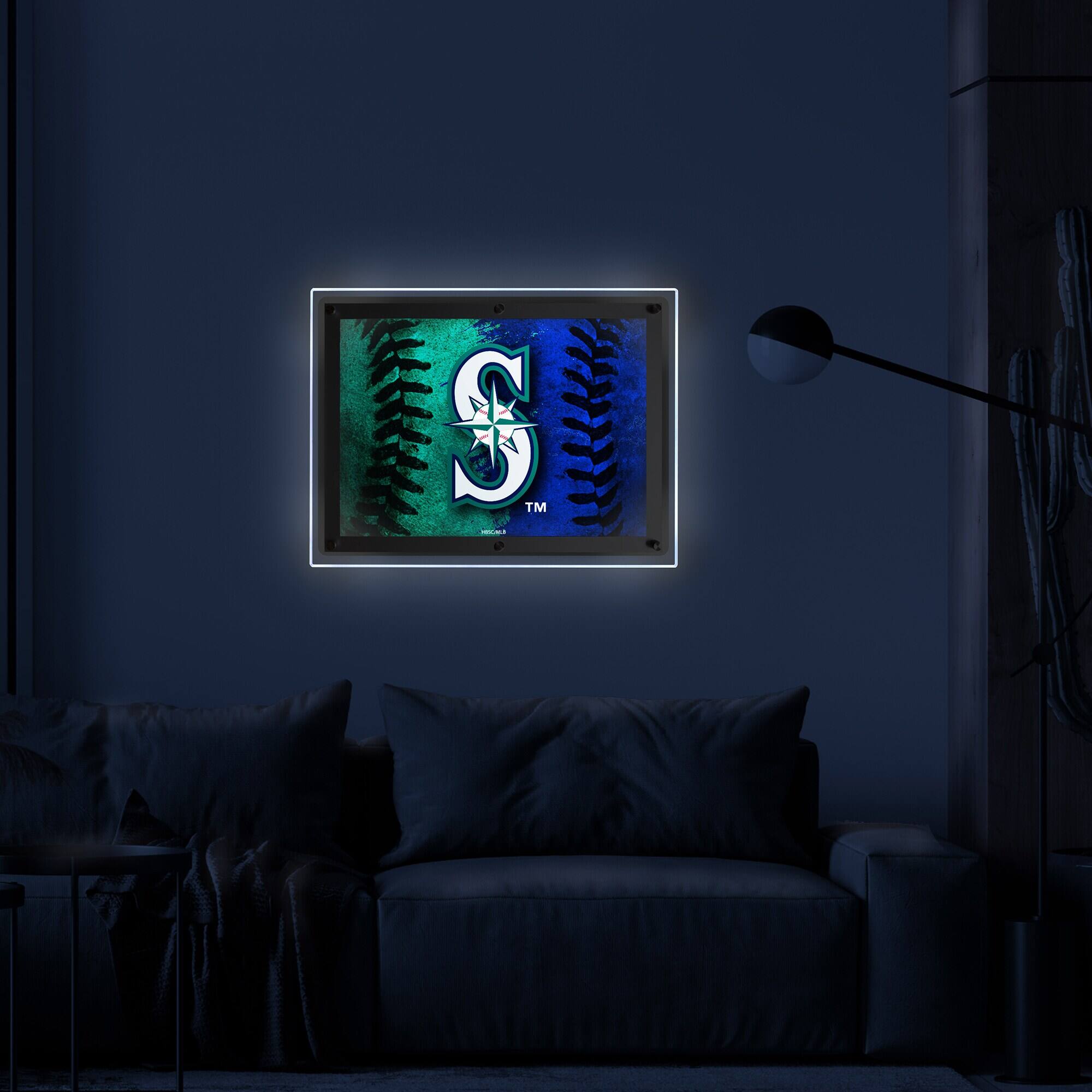 Alt View 2. Holland Bar Stool Co. - Seattle Mariners 19" x 14.5" Backlit LED Sign - Multicolor.