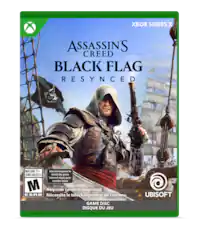 XBOX SERIES X
ASSASSIN'S CREED BLACK FLAG RESYNCD
MATURE 17+ JEUNES ADULTES 17+
Internet required to install the game Internet requis pour installer le jeu
Requires content download Nécessite le téléchargement de contenu
GAME DISC DISQUE DU JEU
UBISOFT