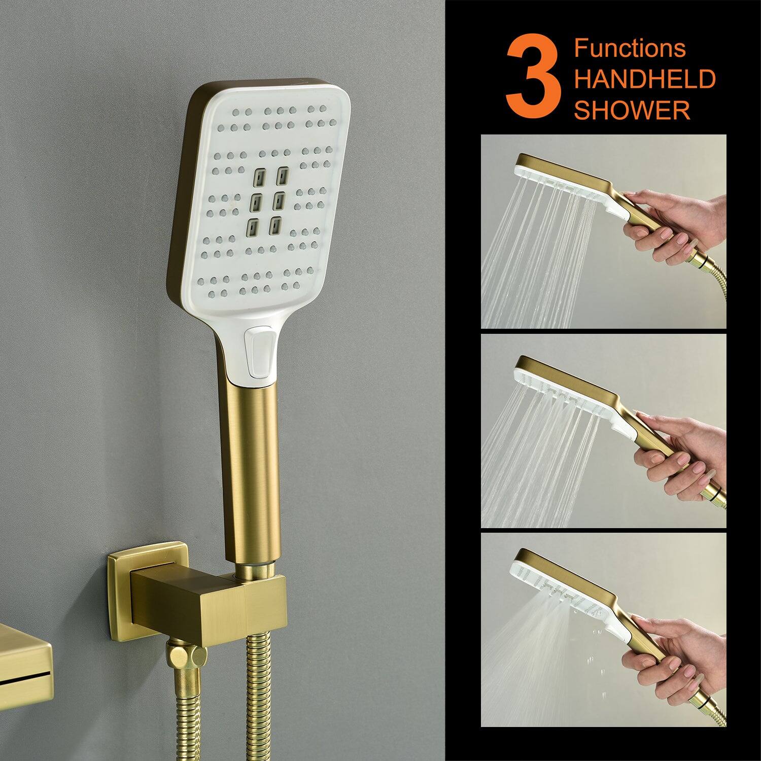 3 Functions  
HANDHELD SHOWER