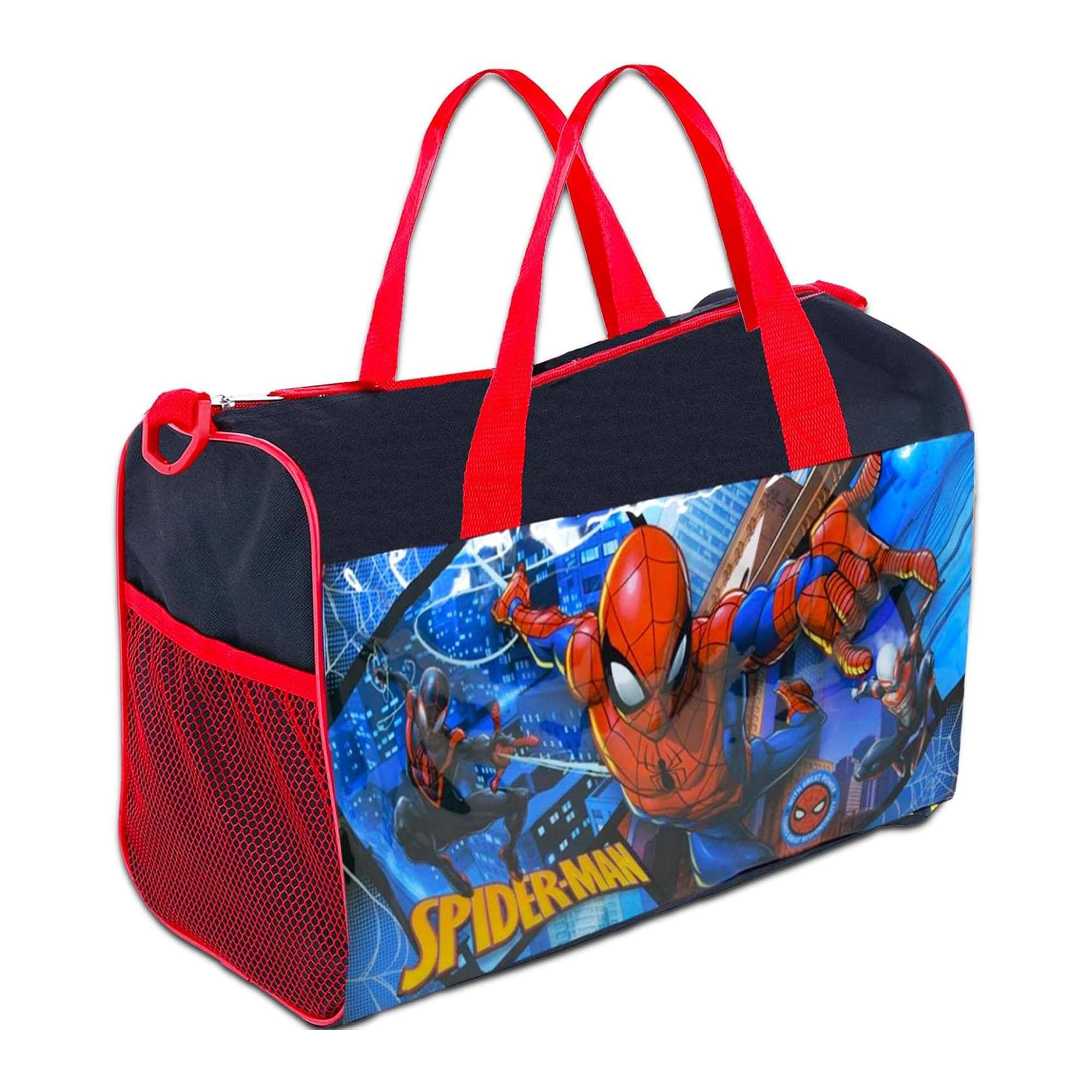 Alt View 10. Marvel - Marvel Spider-Man Duffle Bag with PVC Printed Panel - Multi-Colored.