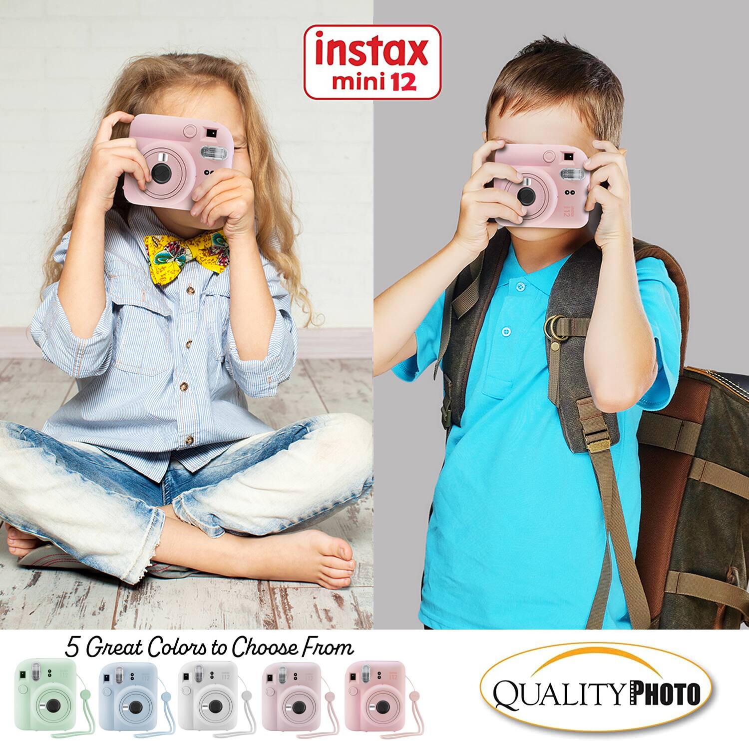 instax mini 12

5 Great Colors to Choose From

QUALITY PHOTO