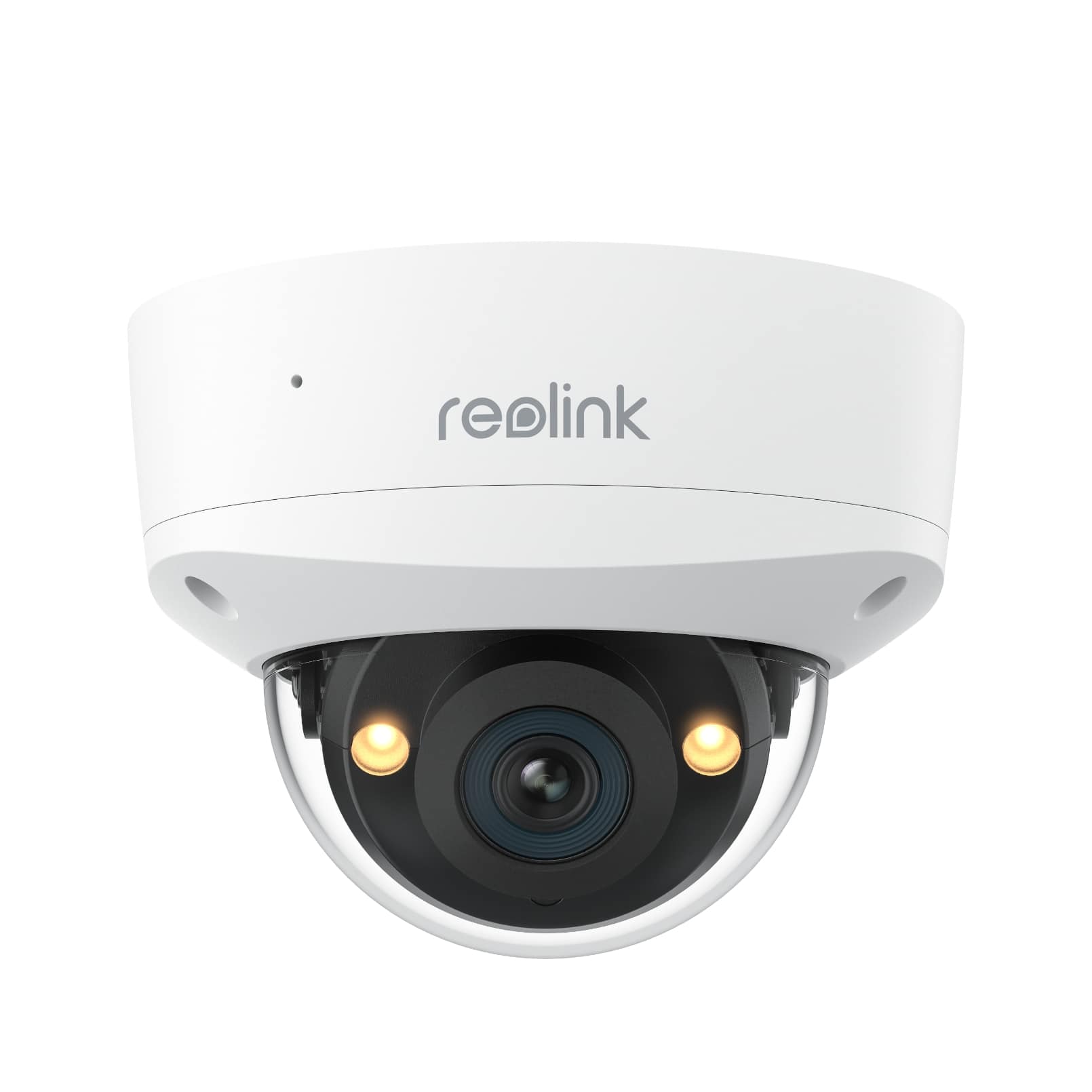 Reolink - RLC-1240A 12MP PoE Camera Time Lapse with IK10 Vandal Proof 145° Security Camera,Color Night Vision,2-Way Audio - White