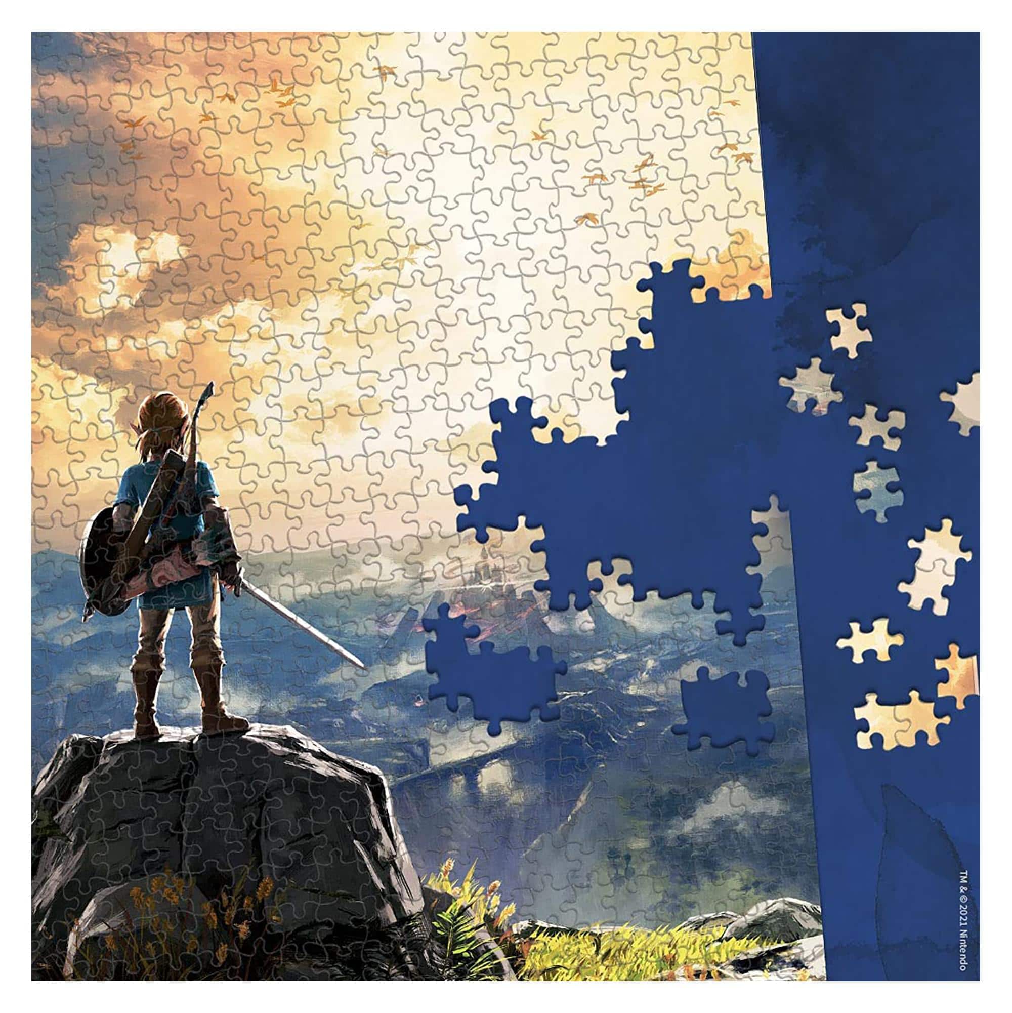 USAoploy - Legend of Zelda Breath of the Wild 1000 Piece Jigsaw Puzzle - Multi-Color