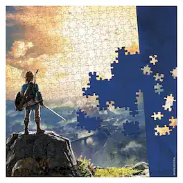 USAoploy - Legend of Zelda Breath of the Wild 1000 Piece Jigsaw Puzzle - Multi-Color