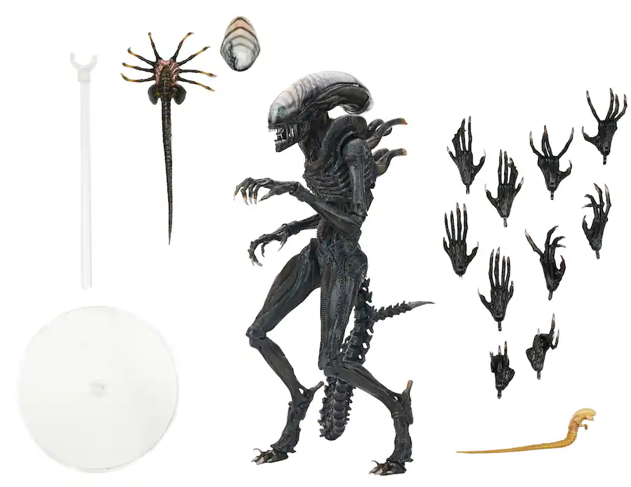 NECA Aliens Series 7 Grid Alien Xenomorph Warrior 7" Action Figure – Fully Jointed & Boxed