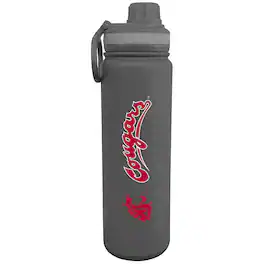 The Fanatic Group - Washington State Cougars 24oz. Stainless Sport Bottle - Gray