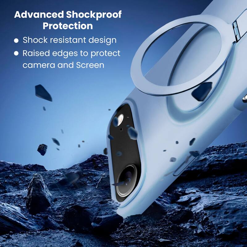 Advanced Shockproof Protection

- Shock resistant design
- Raised edges to protect camera and Screen