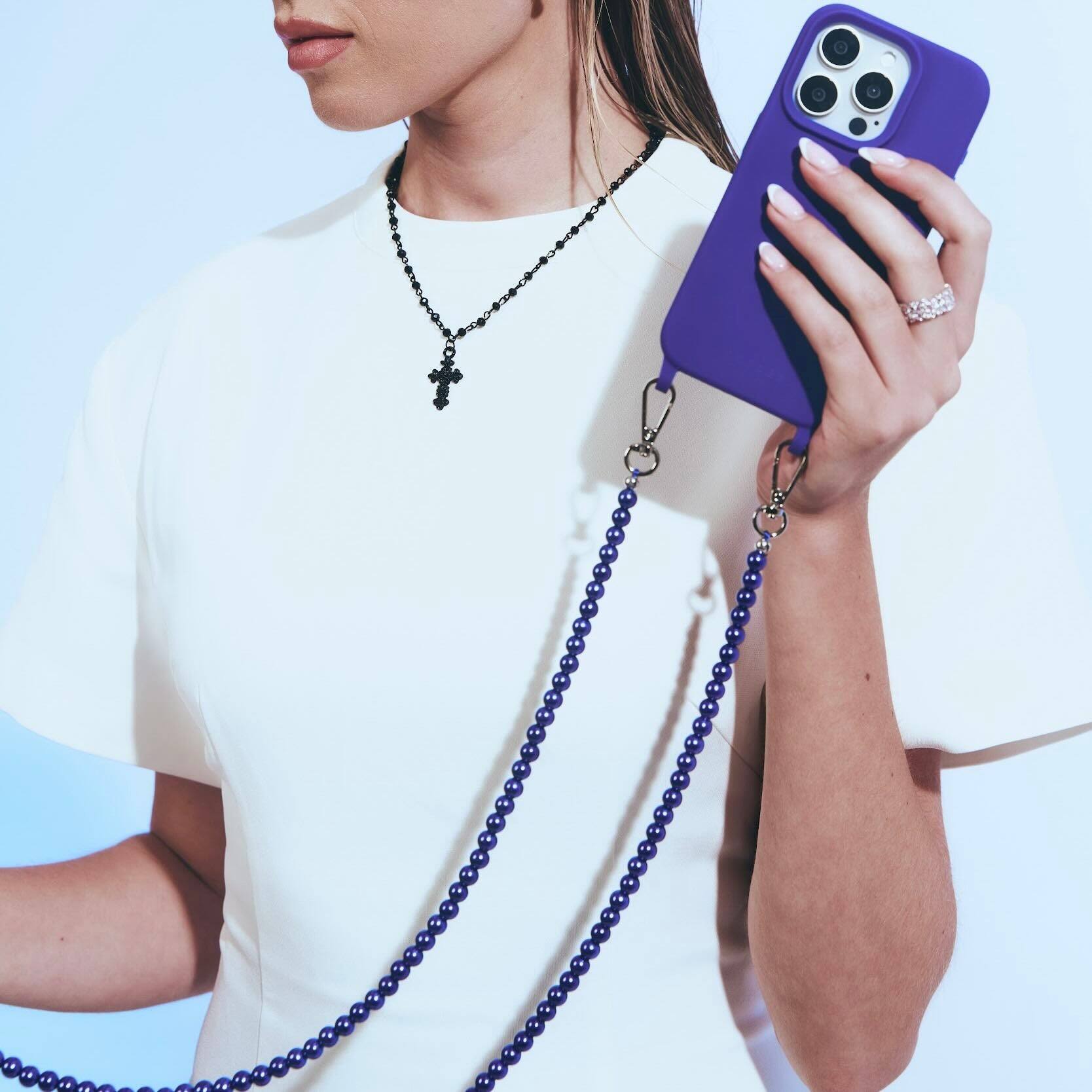 Alt View 2. Cordée Cases - 09 Phone Chain Set - Ultraviolet.