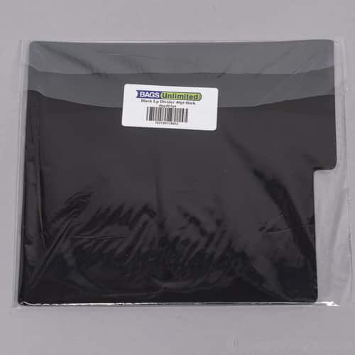 PopMarket - Bags Unlimited DLPP40K5PK - 12 Inch LP Divider Cards - 40 Guage - 5 Pack (Black) - VINYL ACCESSORIES - Multicolor price history on PriceWatchPro