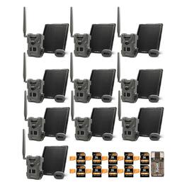 Spypoint - Skypoint FLEX-M Trail Camera, SPLB-10 Solar Panel with Accessories (10 Pack)
